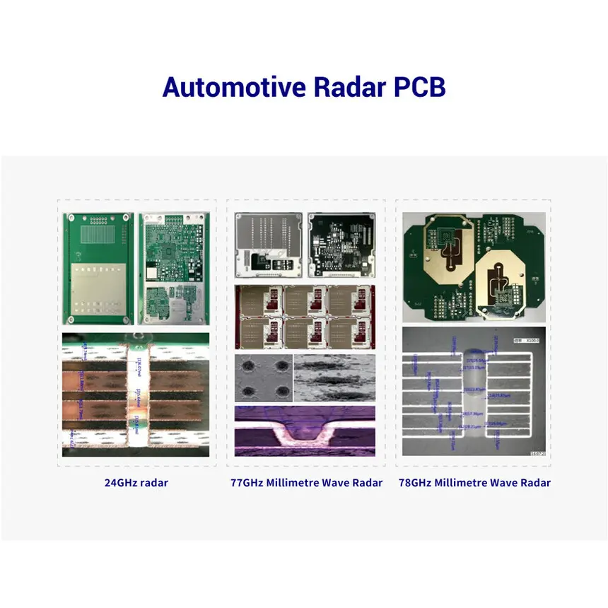 Automotive radar PCB designs