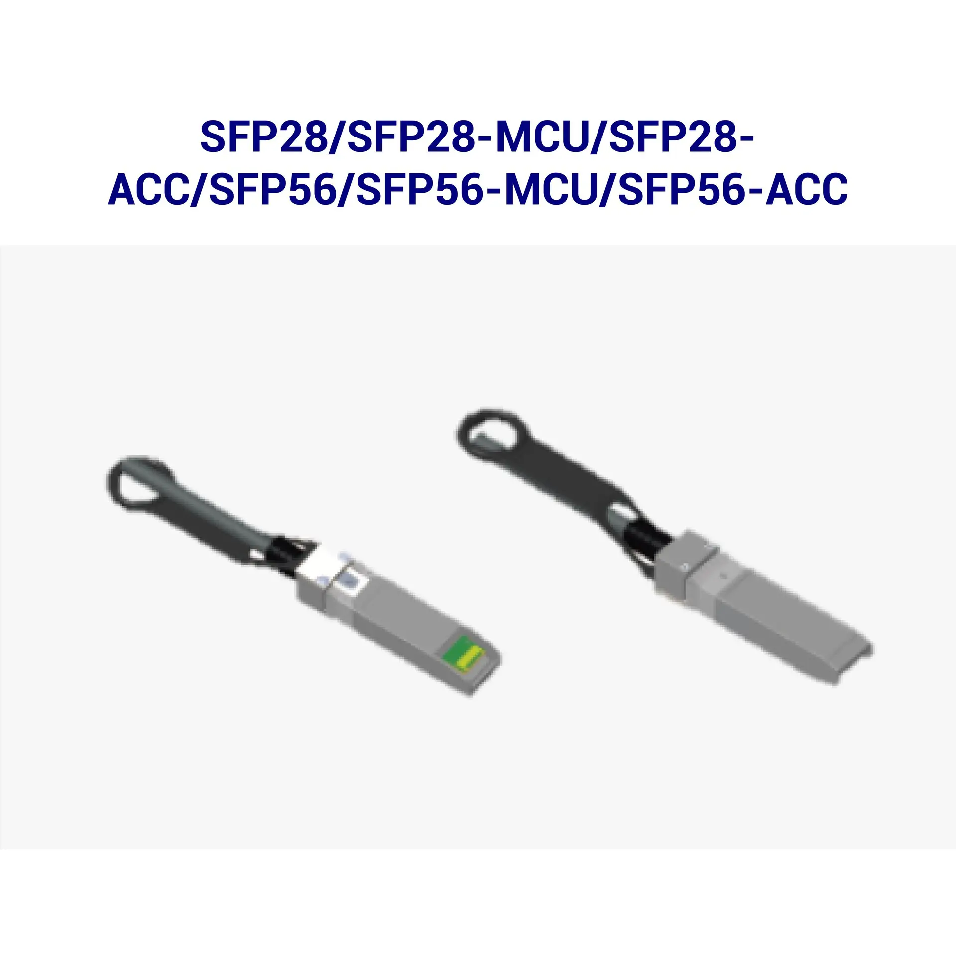 Network connectors with loop handles