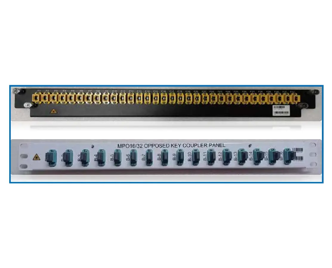 Optical key coupler panel equipment