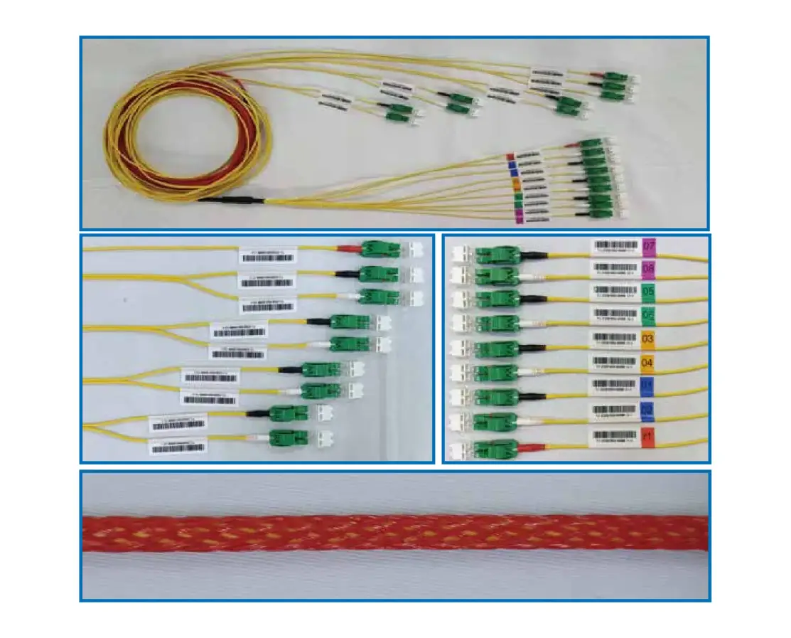 Braided cable for electronic connections