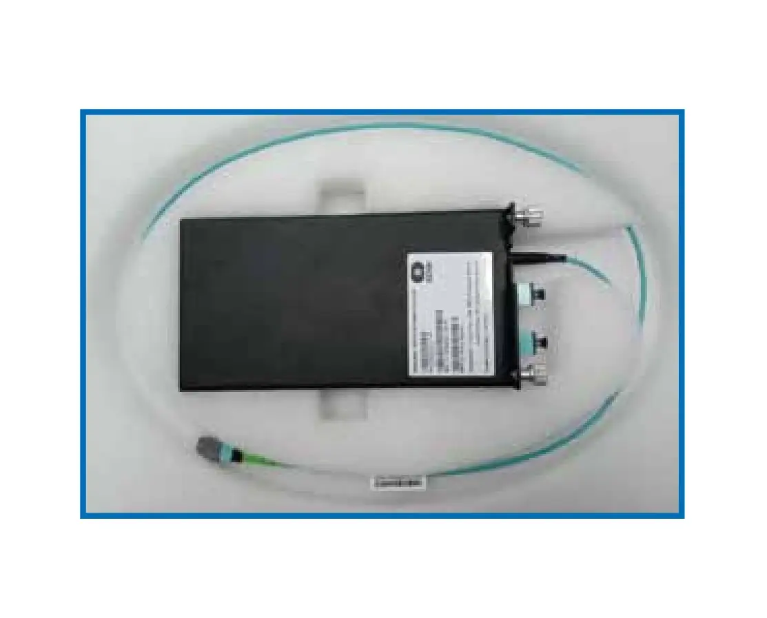 Electronic component with connector cables