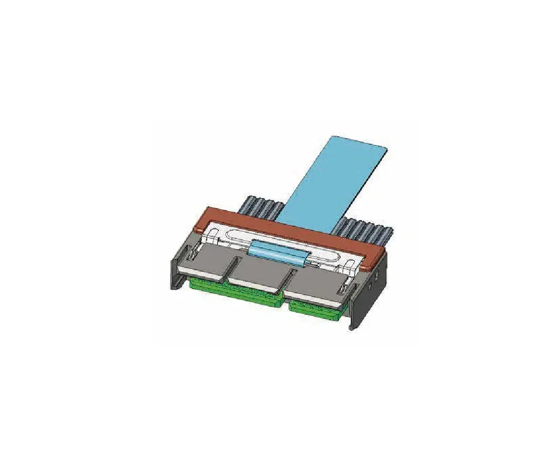 Electronic connector with ribbon cable