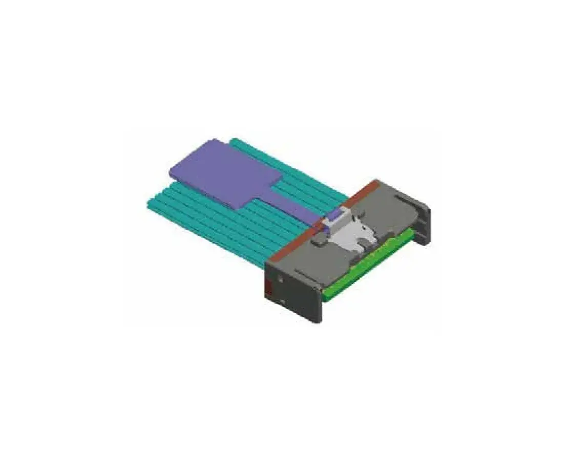 Multicolored connector and wiring schematic