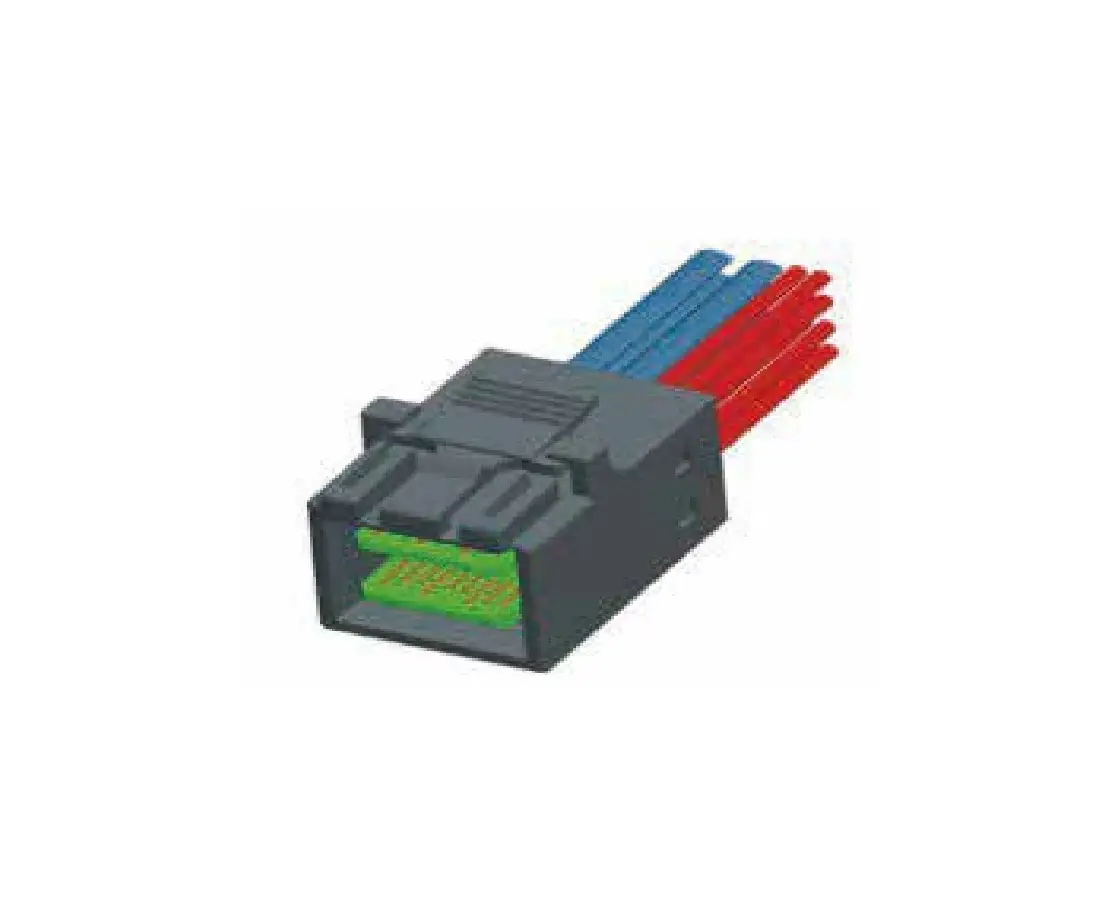 Multi-colored wired electrical connector