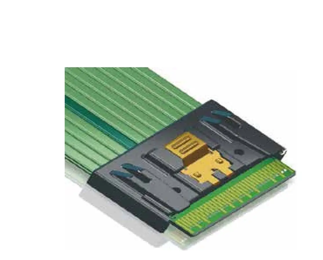 Close-up of circuit connector part